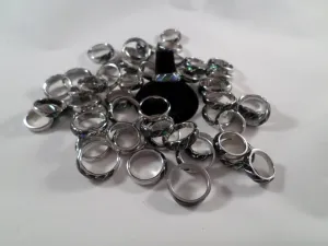 Abalone Rope Band Ring