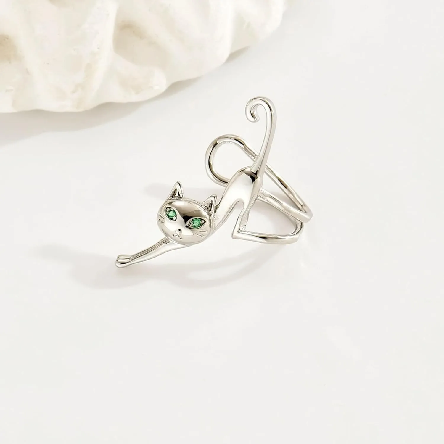 Cat Ear Cuff Earrings for Women Gold Silver Ear Cuffs Non Pierced Ear Cuff Cat Earrings Cute Animal Earrings Jewelry Gift for Girls