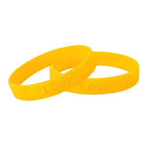 Childhood Cancer Silicone Bracelets