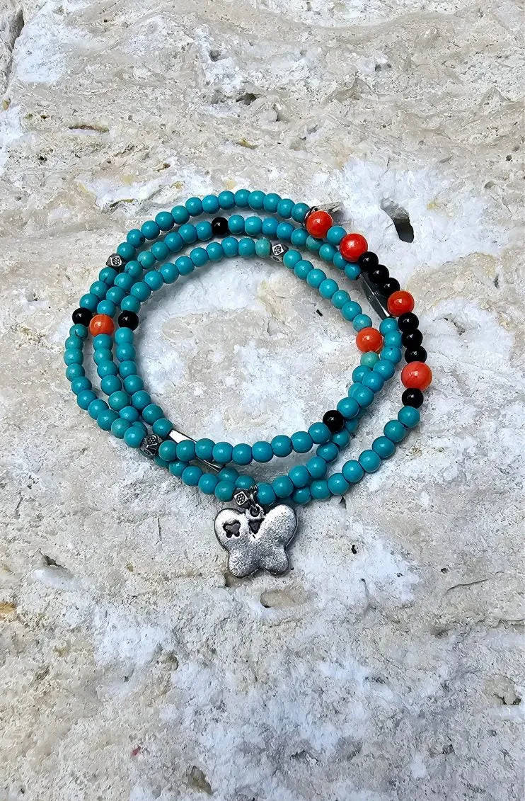 Frances Wrap Necklace/Bracelet, avail 4 colours