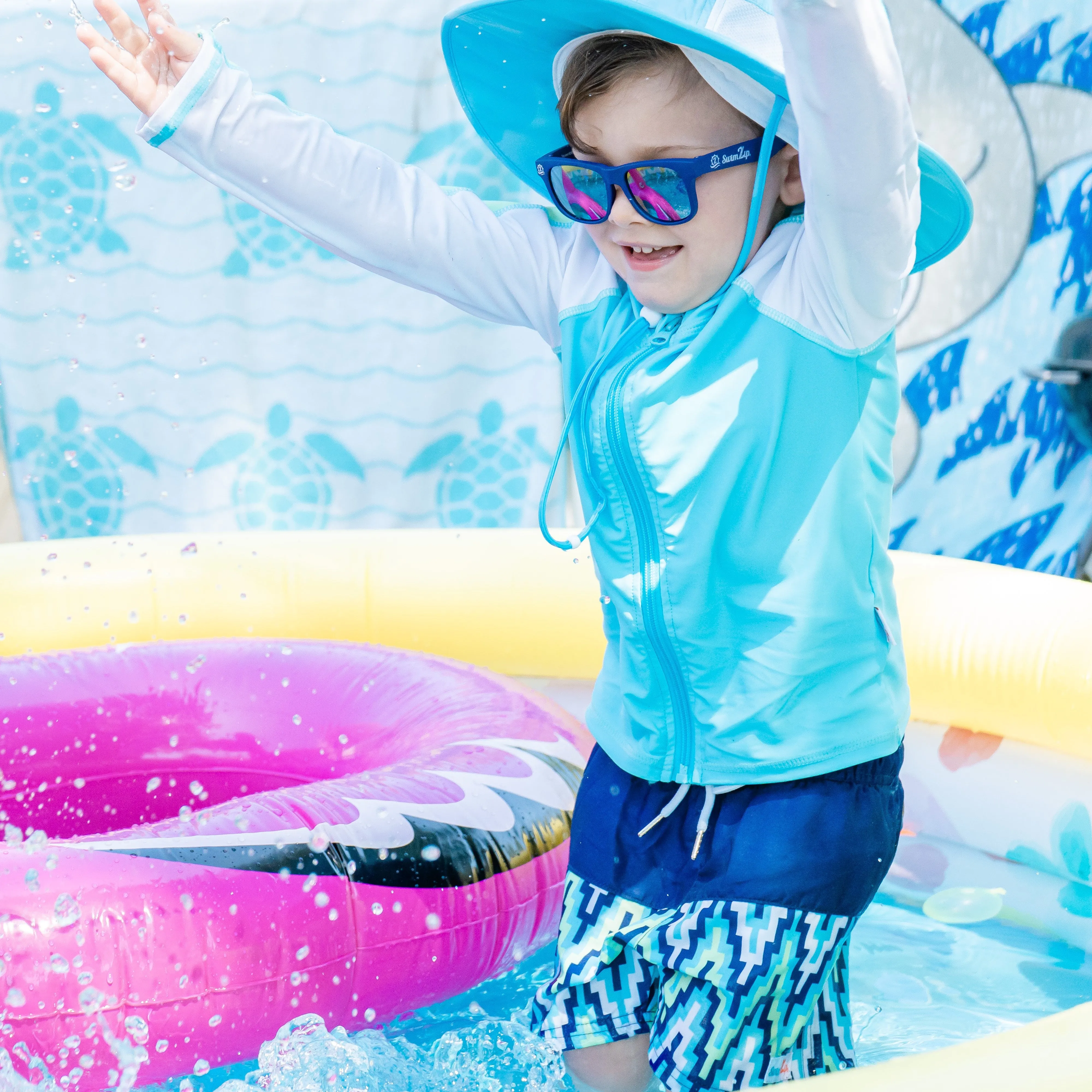 Kids Wayfarer Sunglasses - Navy