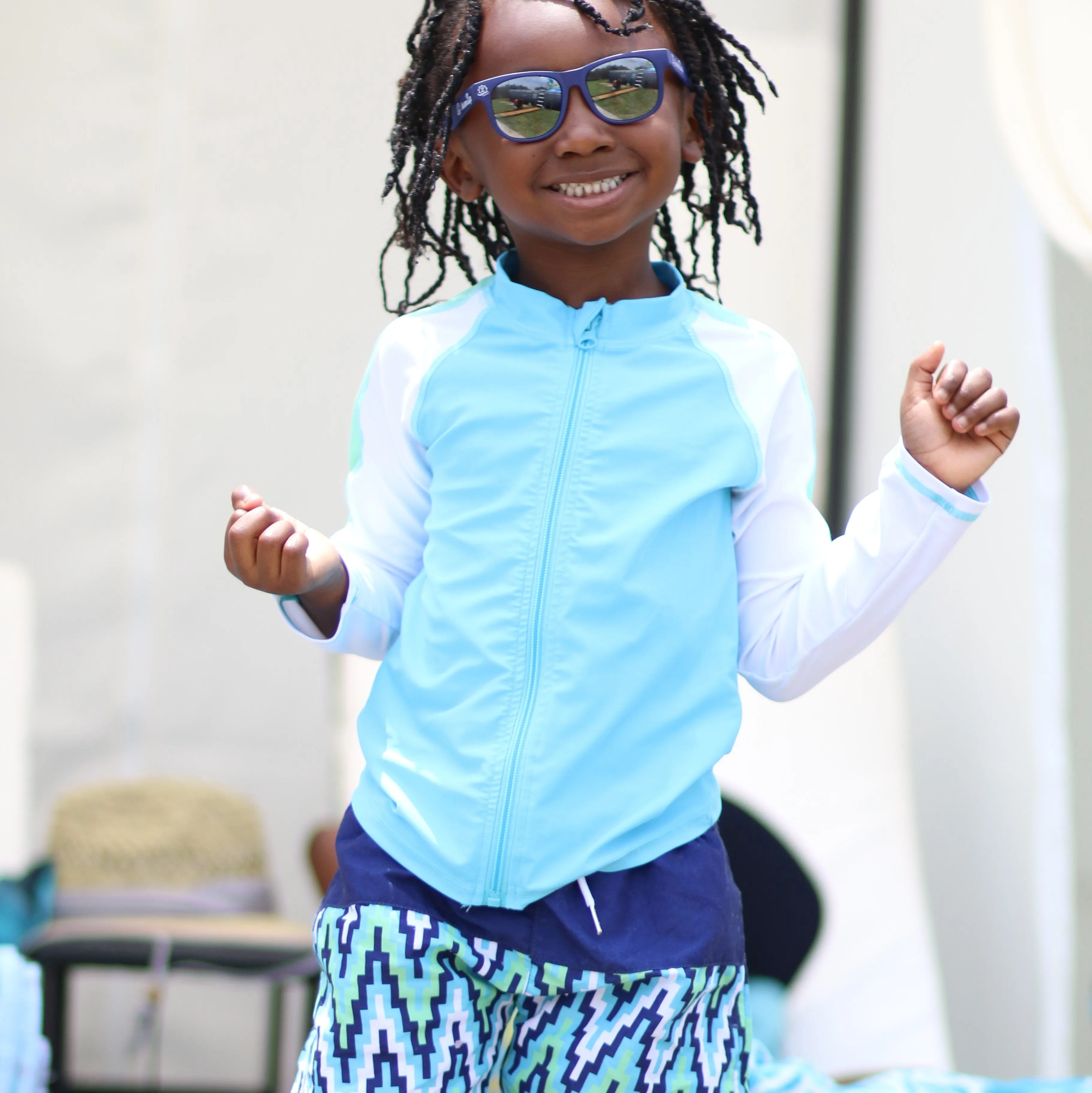 Kids Wayfarer Sunglasses - Navy