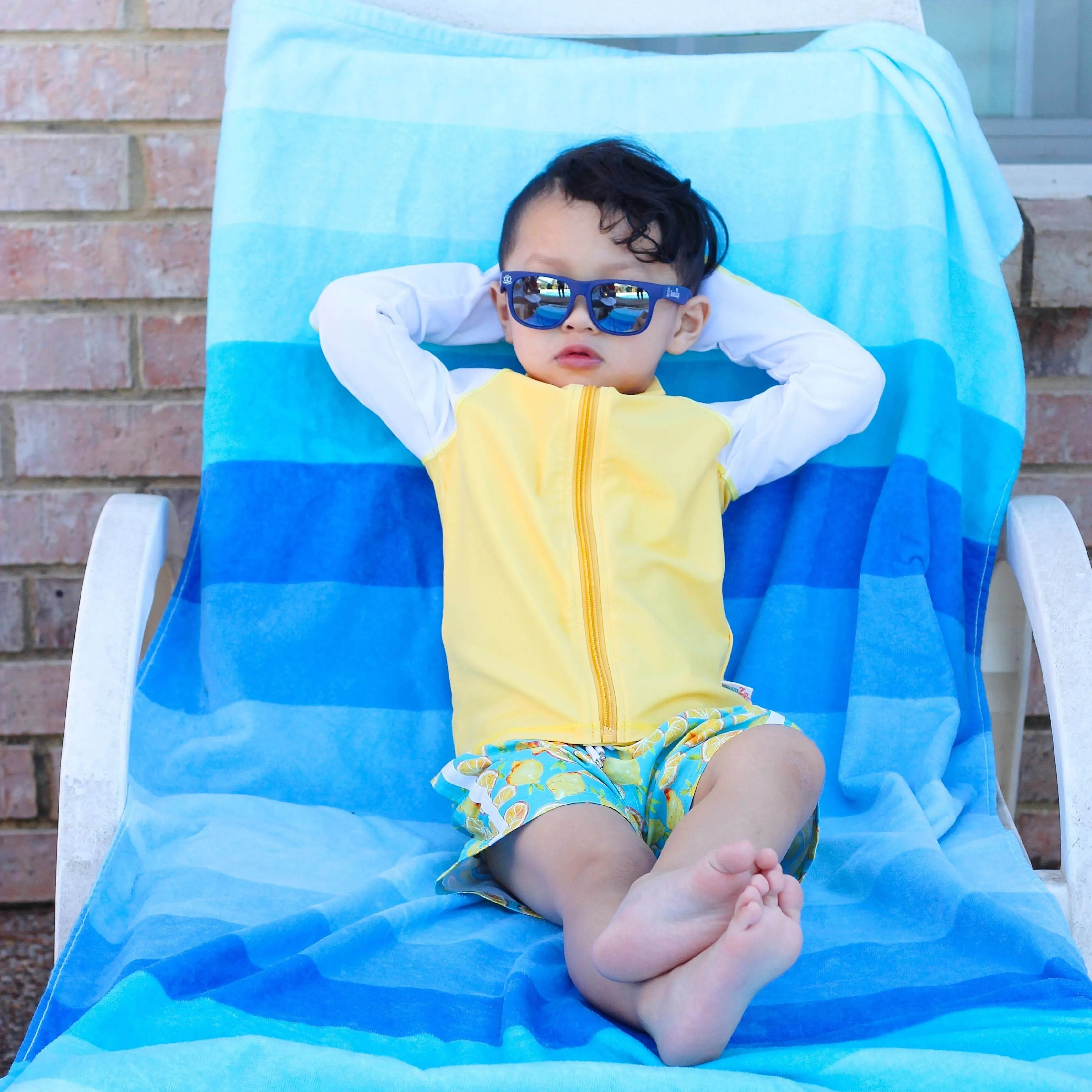 Kids Wayfarer Sunglasses - Navy