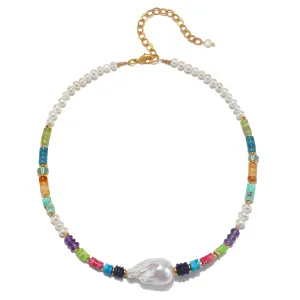 Rainbow Cloud Nine Choker Necklace