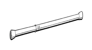 Spring Tension Rod by Kirsch