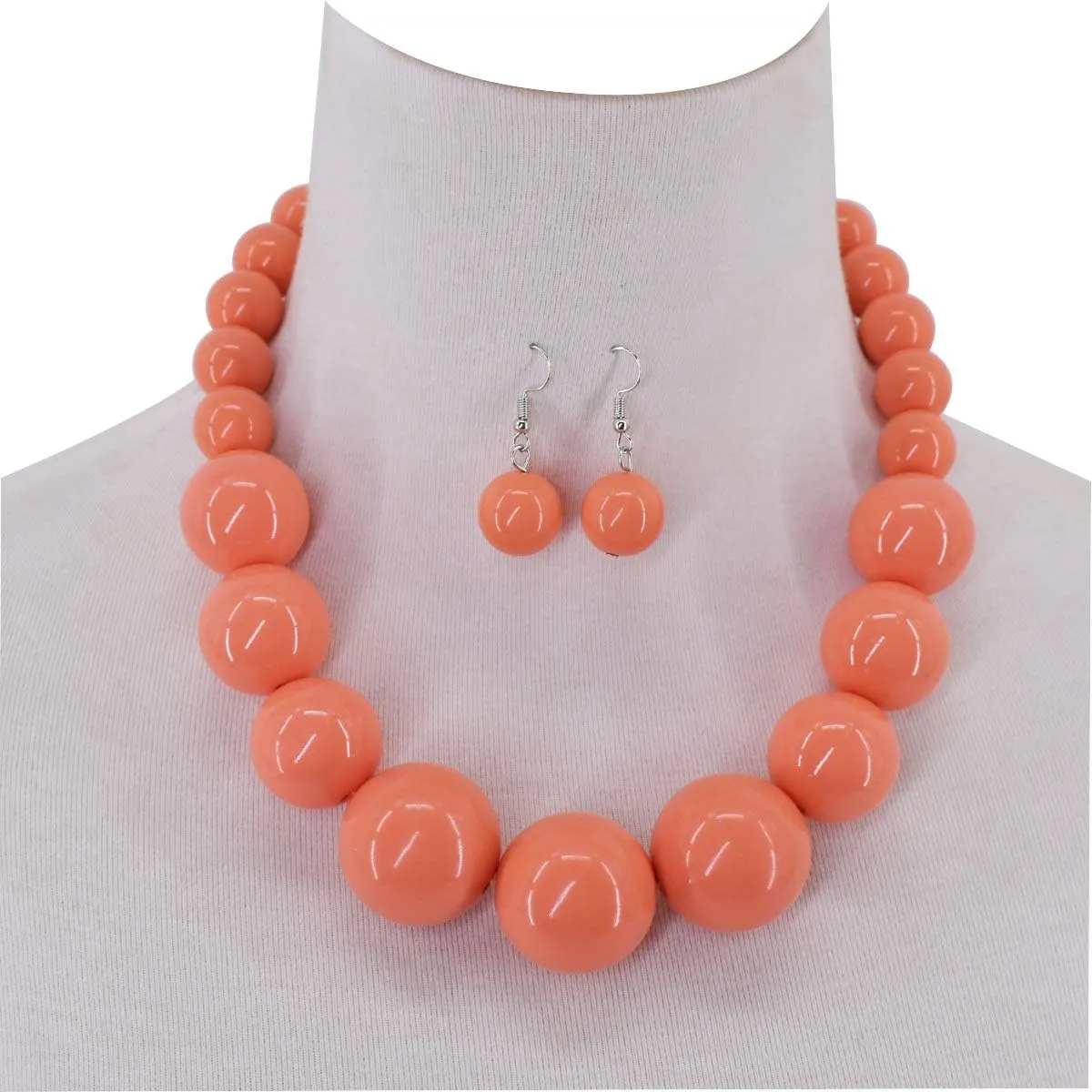 utop JNF Hand made Pearl Statement Necklace for Women Rhinestone Multilayer Crystal Necklaces Chunky Pearl Necklace Large Pearl Necklace and Earrings Set for Mother Mom's gift