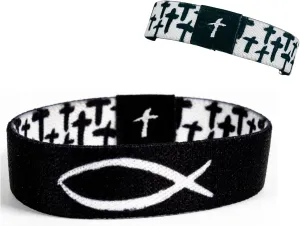 WWJD Bracelet - Elastic Wristbands for Teen Girls: Bible Verse Bracelet, 'What Would Jesus Do' 1 Pack